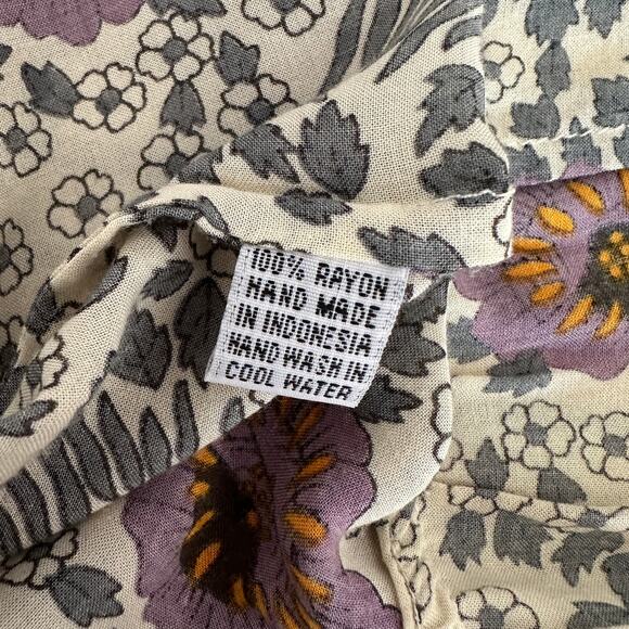 NATALIE MARTIN | Stevie Mini Swing Dress - Vintage Floral  Sand | Size Small - Picture 10 of 10